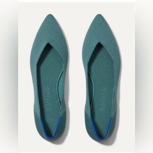 NIB Rothy's The Point in Blue Sage, Size 9